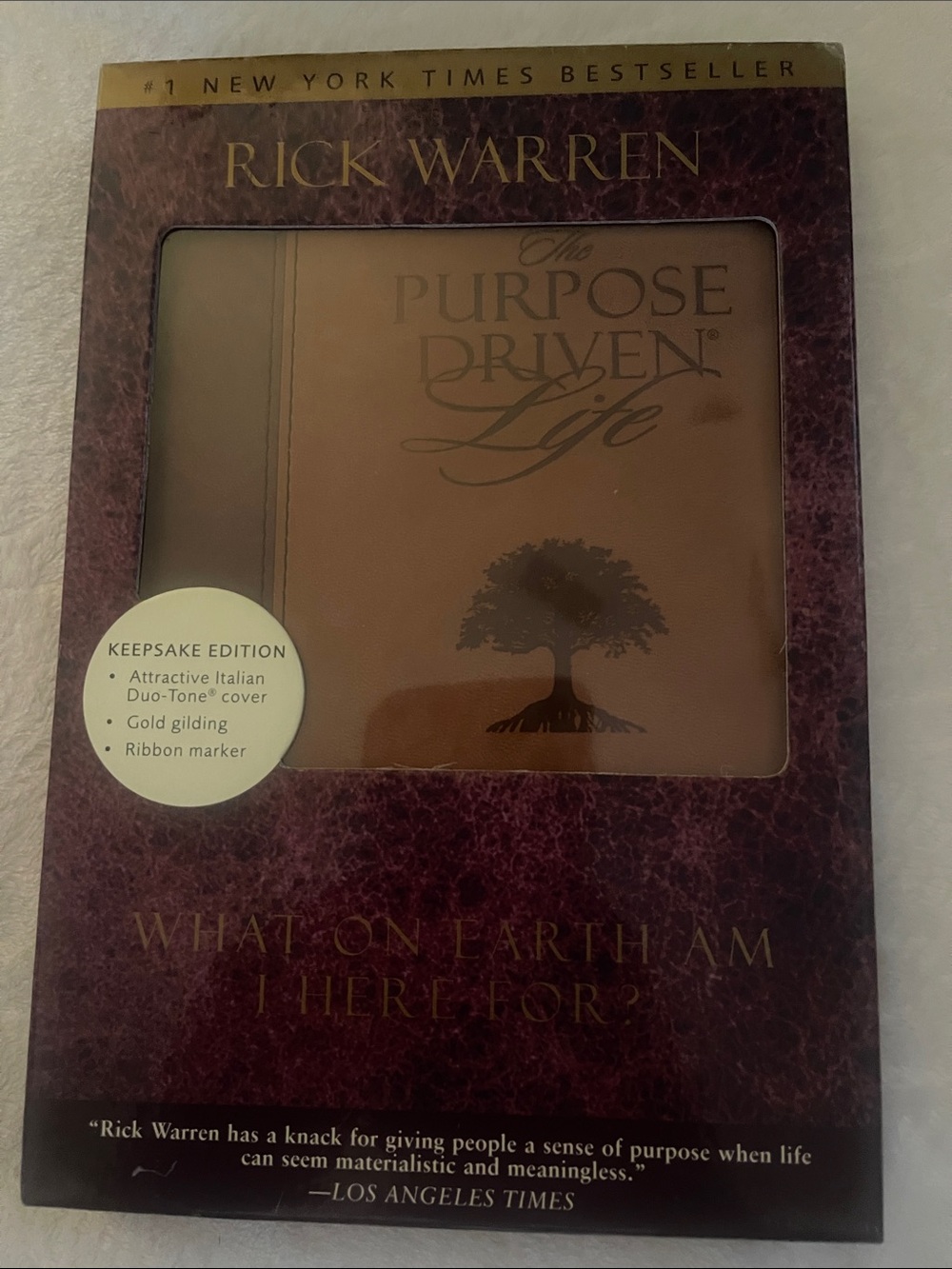 The Purpose Driven Life Keepsake Edition - Brown